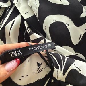 Zara Black and White Patterned overall